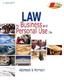 Law for Business and Personal Use 19th 2011 9780538496902 Front Cover
