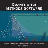Quantitative Methods Software 2nd 2006 9780759394902 Front Cover