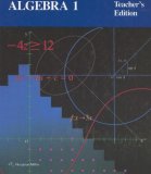 Algebra 1 1st 9780395535905 Front Cover