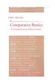 Comparative Poetics An Intercultural Essay on Theories of Literature cover art