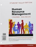 Human Resource Management: Student Value Edition cover art