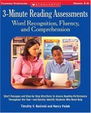3-Minute Reading Assessments Short Passages and Step-By-Step Directions to Assess Reading Performance Throughout the Year-and Quickly Identify Students Who Need Help cover art