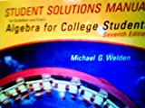 Ssm Algebra F/Coll Stdts 7th 2004 9780534463908 Front Cover