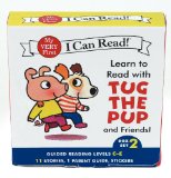 Learn to Read with Tug the Pup and Friends! Box Set 2 A Box of 11 Stories, 1 Parent Guide, and Reward Stickers for Beginning Readers; Reading Level C-E  9780062266910 Front Cover