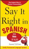 Say It Right in Spanish, 2nd Edition  cover art