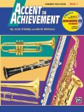Accent on Achievement, Bk 1 Combined Percussion---S. D. , B. D. , Access. and Mallet Percussion, Book and Online Audio/Software cover art