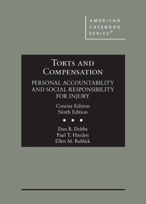     TORTS+COMPENSATION,CONCISE ED.-TEXT  9781684675913 Front Cover
