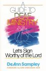 Guide to Deaf Ministry Let's Sign Worthy of the Lord 1990 9780310521914 Front Cover