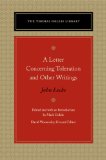 Letter Concerning Toleration and Other Writings  cover art