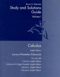 Calculus 8th 2005 Guide (Pupil's)  9780618527915 Front Cover
