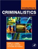 Introduction to Criminalistics The Foundation of Forensic Science cover art