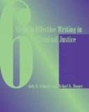 Custom Enrichment Module: Six Steps to Effective Writing in Criminal Justice 2002 9780534172916 Front Cover