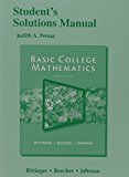 Student's Solutions Manual for Basic College Mathematics  cover art