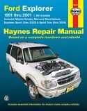 Ford Explorer and Mazda Navajo 1991 Thru 2001, Mercury Mountaineer 1997 Thru 2001, Explorer Sport 200-2003 and Explorer Sport Trac 2001-2005 Haynes Repair Manual  9781563925917 Front Cover