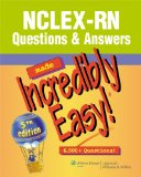 NCLEX-RNï¿½ Questions and Answers 5th 9781608312917 Front Cover