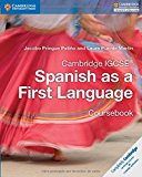 Cambridge IGCSEï¿½ Spanish as a First Language Coursebook  9781316632918 Front Cover