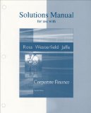 Solutions Manual to accompany Corporate Finance 7th 9780072871920 Front Cover