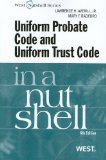 Uniform Probate Code and Uniform Trust Code in a Nutshell  cover art