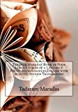 Tadaram Maradas' Book of Poem Lyrics I: Lyrics of a Lifetime (c) Poetic Anthologies in English with Selected Spanish Translations 2012 9781477541920 Front Cover