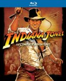 Case art for Indiana Jones: The Complete Adventures (Raiders of the Lost Ark / Temple of Doom / Last Crusade / Kingdom of the Crystal Skull) [Blu-ray]