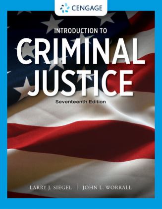 Introduction to Criminal Justice 17th 9780357630921 Front Cover