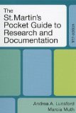 St. Martin's Pocket Guide to Research and Documentation  cover art