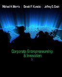 Corporate Entrepreneurship and Innovation 3rd 2010 Revised  9780538478922 Front Cover