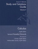 Calculus 8th 2005 Student Manual, Study Guide, etc.  9780618527922 Front Cover