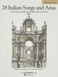 28 Italian Songs and Arias of the 17th and 18th Centuries - Medium High, Book Only Based on the Original Editions by Alessandro Parisotti cover art