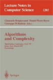 Algorithms and Complexity Third Italian Conference, CIAC '97, Rome, Italy, March 12-14, 1997: Proceedings 1997 9783540625926 Front Cover