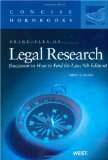Principles of Legal Research  cover art
