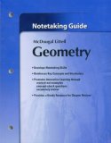 Geometry, Grades 9-12 Notetaking Guide: Holt Mcdougal Larson Geometry 1st 9780618736928 Front Cover