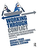 Working Through Conflict Strategies for Relationships, Groups, and Organizations 8th 9781138233928 Front Cover