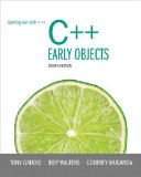 Starting Out with C++ Early Objects cover art
