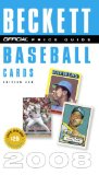 Official Beckett Price Guide to Baseball Cards 2008 28th 2008 Large Type  9780375722929 Front Cover