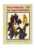NALA Manual for Legal Assistants 3rd 1998 Student Manual, Study Guide, etc.  9780766803930 Front Cover