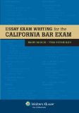 Essay Exam Writing for the California Bar Exam  9780735509931 Front Cover