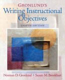 Gronlund's Writing Instructional Objectives  cover art