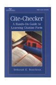 Cite Checker A Hands-On Guide to Learning Citation Form 2000 9780766818934 Front Cover
