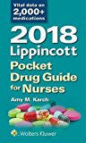 2018 Lippincott Pocket Drug Guide for Nurses 1st 2017 9781496371935 Front Cover