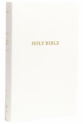 KJV Gift and Award Bible, Red Letter Edition [White]  9780718097936 Front Cover