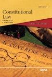 Black Letter Outline on Constitutional Law:  cover art
