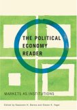 Political Economy Reader Markets As Institutions cover art
