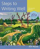 Steps to Writing Well 2016 Mla Update:  9781337280938 Front Cover