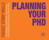 Planning Your PhD  9780230251939 Front Cover