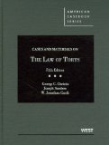 Christie, Sanders, and Cardi's Cases and Materials on the Law of Torts, 5th  cover art