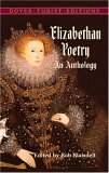 Elizabethan Poetry An Anthology cover art