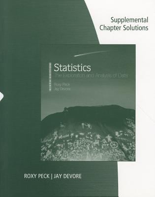 Supplemental Chapter Solutions for Peck/Olsen/Devore's Introduction to Statistics and Data Analysis, 3rd 3rd 2007 9780495554943 Front Cover