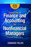 Essentials of Finance and Accounting for Nonfinancial Managers 3rd 9780814436943 Front Cover