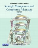 Concepts, Strategic Management and Competitive Advantage 3rd 9780136094944 Front Cover